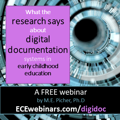 the research on digital documentation in early childhood education webinar